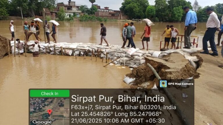फल्गु नदी के जल-स्तर में वृद्धि पर प्रशासन अलर्ट, पटना डीएम ने खुद संभाली कमान