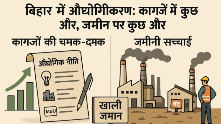 बिहार में औद्योगीकरण: कागजों की चमक, ज़मीनी सच्चाई फीकी क्यों?