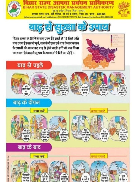 संभावित बाढ़, सुखाड़ एवं जल-जमाव से निपटने पटना जिला प्रशासन सतर्क
