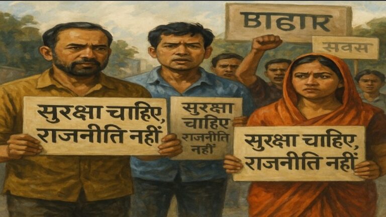 बिहार में कानून व्यवस्था बदहाल: जिम्मेदार कौन — राजनेता या प्रशासन?