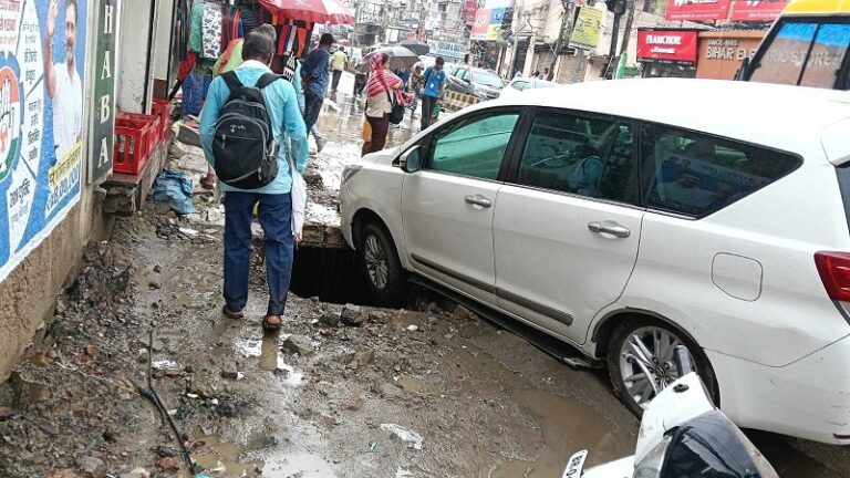 “न्यूज़ लहर” की आशंका सच साबित: सुरक्षा के बिना चल रहे निर्माण से हादसा