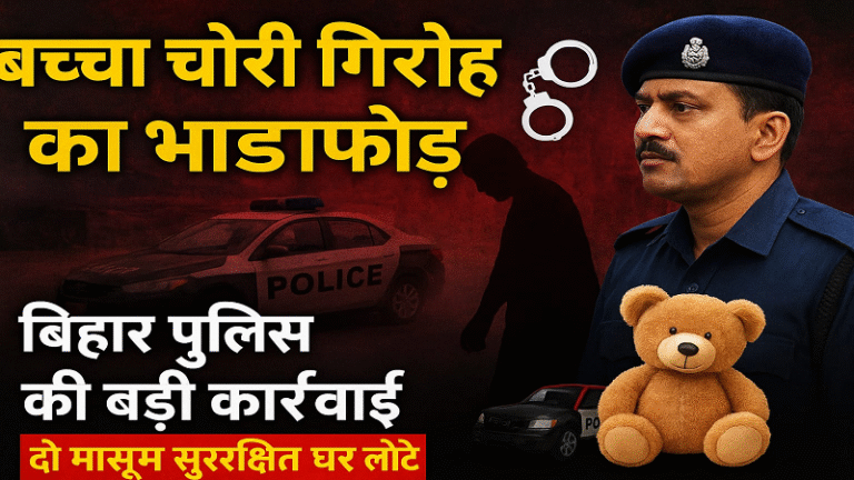 मासूम मुस्कानों की वापसी : बिहार पुलिस की जंग बच्चों की तस्करी करने वाले गिरोह के खिलाफ