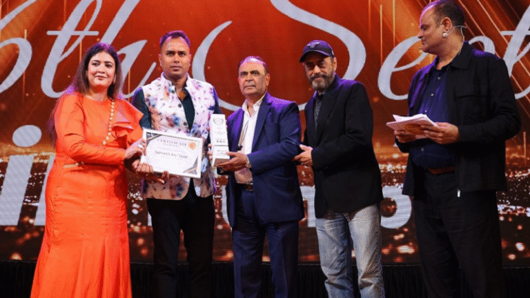 पटना के सर्वेश कश्यप को मिला टॉप 50 इंडियन आइकॉन अवार्ड्स 2025