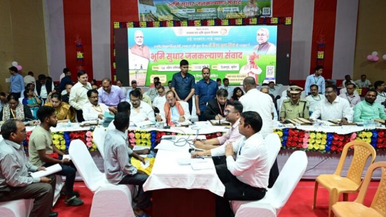 भूमि माफियाओं और अराजकता फैलाने वालों की अब खैर नहीं, रुकेगा नहीं सुधार अभियान: विजय सिन्हा
