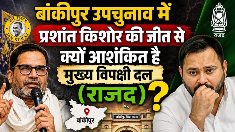 बांकीपुर उपचुनाव में प्रशांत किशोर की जीत से क्यों आशंकित है मुख्य विपक्षी दल (राजद)?